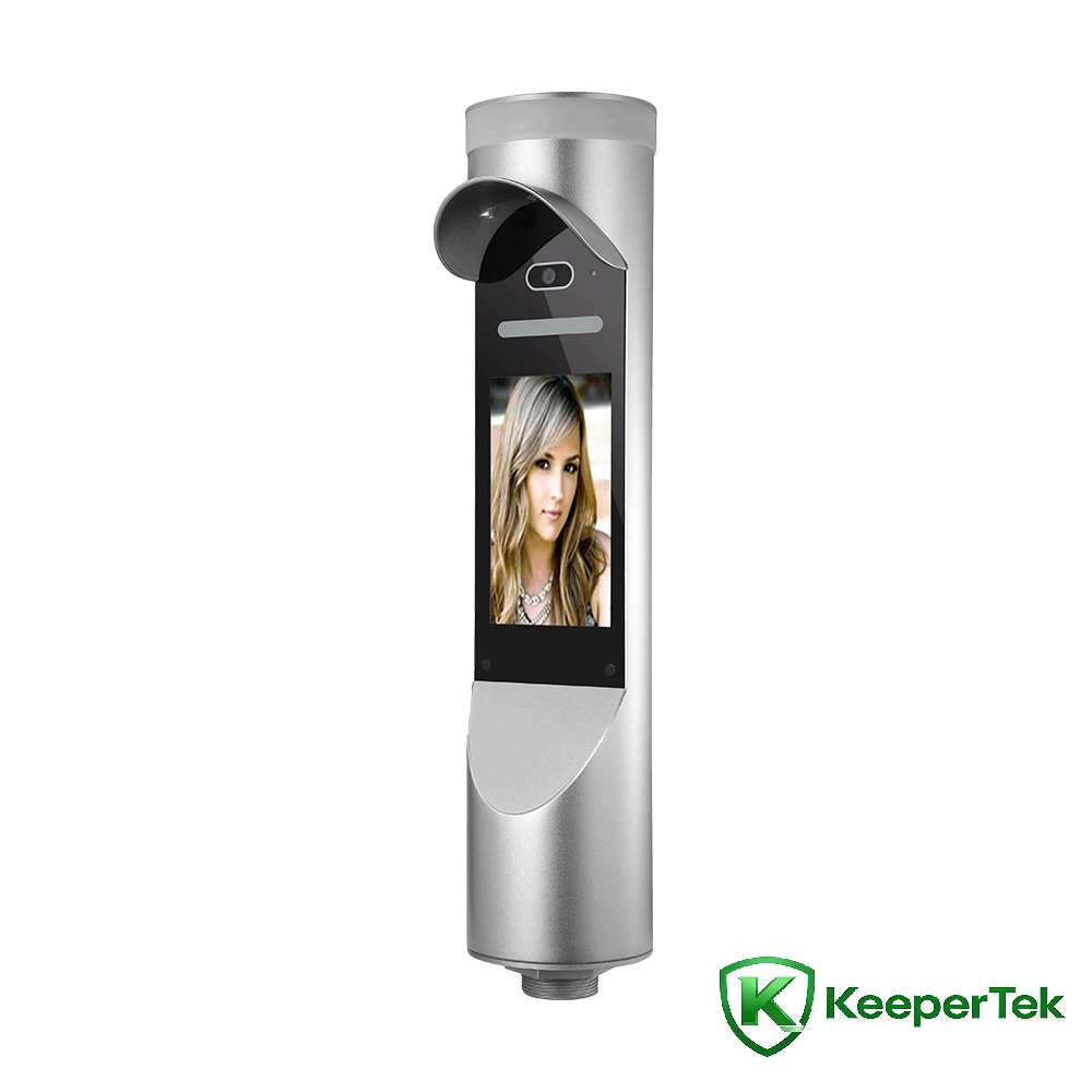 دستگاه یکپارچه تشخیص چهره استوانه ای 7 اینچی KT-FR014