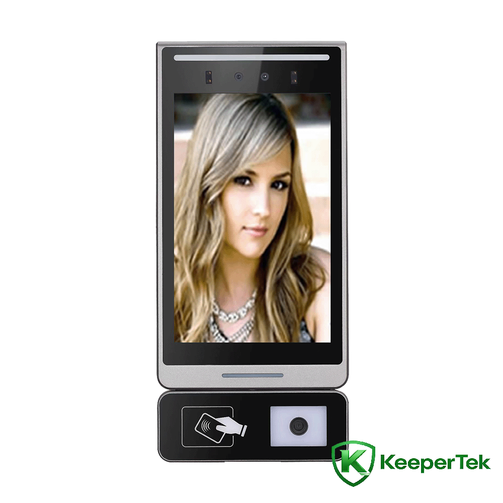 کارت شناسایی چهره 8 اینچی با کد QR با کشیدن دستگاه همه کاره KT-FR015